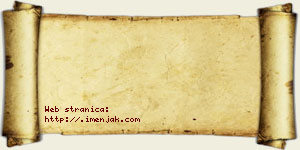 Jovanka Pavičević vizit kartica